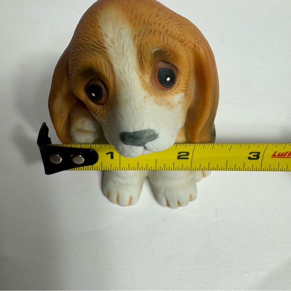 Vintage Homco Adorable Basset Hound Beagle ceramic Dog Figurine - Picture 7 of 8